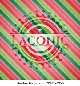 Laconic christmas emblem.