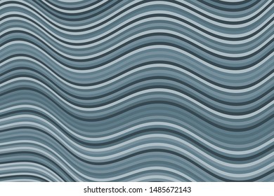 Laconic curve wave stripes warp vector background graphic design. Dynamic movement of waves, curve stripes, warp ribbons. Vibrant wavy flow abstract background. Flayer backdrop.