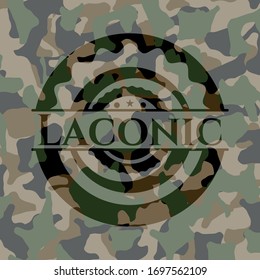 Laconic on camouflage pattern. Vector Illustration. Detailed.