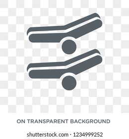 Laconium icon. Trendy flat vector Laconium icon on transparent background from sauna collection. 