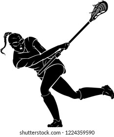 Image result for black and white drawing, swing at lacrosse ball