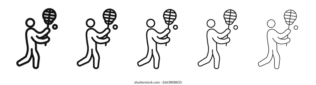 Lacrosse icon design, logo, app, UI. Ilustração vetorial, EPS