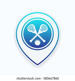 Lacrosse icon on mark