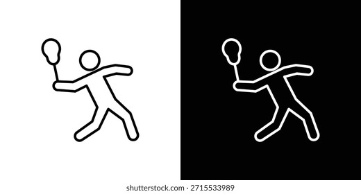 Iconos de lacrosse para Elementos de UI. Ilustración vectorial de alta calidad.