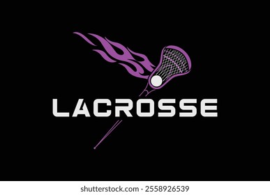 Lacrosse logo vector graphic for any business especially for sport team, club, community.