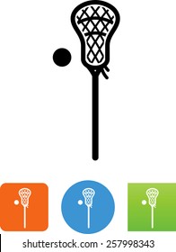 Lacrosse stick icon
