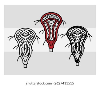 Lacrosse Stick, Lacrosse Sports, Lacrosse Silhouette, Ball, Game, Crossed Lacrosse Sticks, Lax Game, Outline, Silhouette, Clipart, vector,