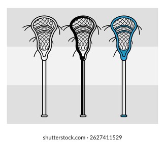 Lacrosse Stick, Lacrosse Sports, Lacrosse Silhouette, Ball, Game, Crossed Lacrosse Sticks, Lax Game, Outline, Silhouette, Clipart, vector,