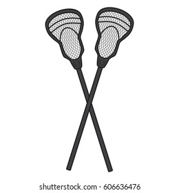 Lacrosse Stick Vector Icon