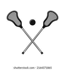 Lacrosse Sticks Vector Illustration
