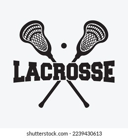 Lacrosse Vintage Stamp funny t-shirt design