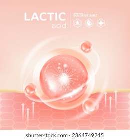 lactic acid Serum Skin Care Cosmetic