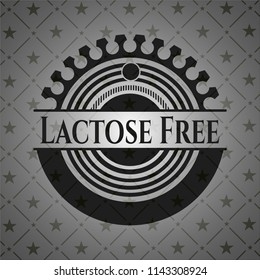 Lactose Free black emblem