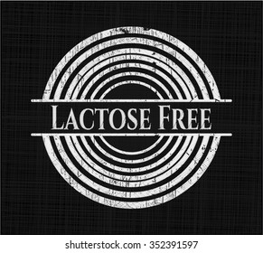 Emblema de pizarra libre de lactosa
