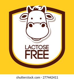 lactose free design, vector illustration eps10 graphic 