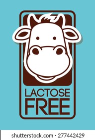 lactose free design, vector illustration eps10 graphic 