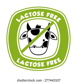 lactose free design, vector illustration eps10 graphic 