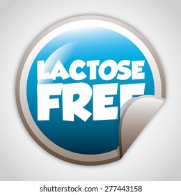 lactose free design, vector illustration eps10 graphic 