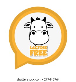 lactose free design, vector illustration eps10 graphic 