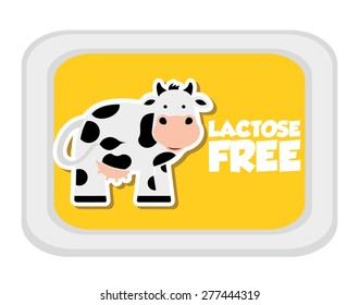 lactose free design, vector illustration eps10 graphic 