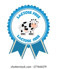 lactose free design, vector illustration eps10 graphic 
