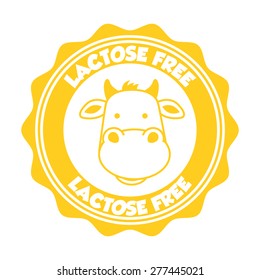lactose free design, vector illustration eps10 graphic 