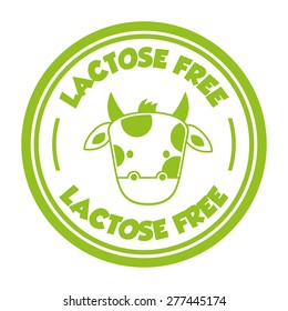 lactose free design, vector illustration eps10 graphic 