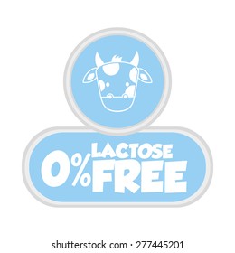 lactose free design, vector illustration eps10 graphic 