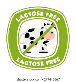 lactose free design, vector illustration eps10 graphic 
