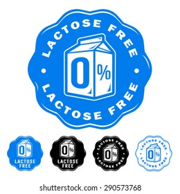 Lactose Free Icons