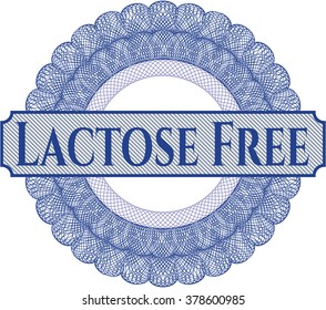 Rosette libre de lactosa (empleo estilo dinero)