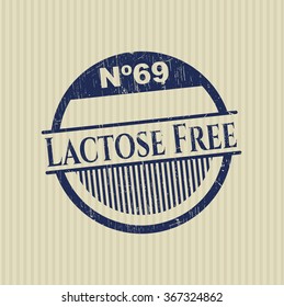 Lactose Free rubber seal