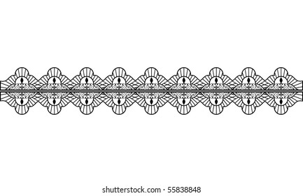 Lacy Border Stock Vector (Royalty Free) 55838848 | Shutterstock