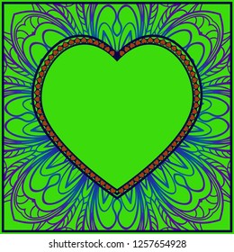 Lacy Hearts With Floral Openwork Pattern. Template For Layouts Wedding Cards, Interior, Or Printing. Vector Illustration