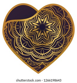 Lacy Hearts With Floral Openwork Pattern. Template For Layouts Wedding Cards, Interior, Laser Cutting, Plotter Cutting Or Printing. Vector Illustration