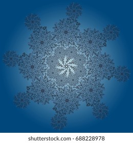 Lacy pattern on a dark gradient