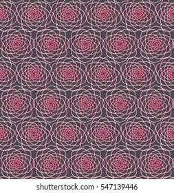 Lacy Rose crochet, seamless pattern with delicate items, knit blanket, handmade made with love