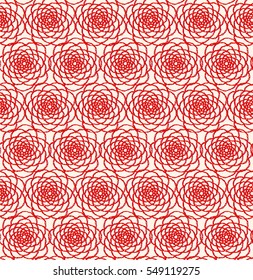 Lacy Rose crochet, seamless pattern with delicate items, knit blanket, handmade made with love