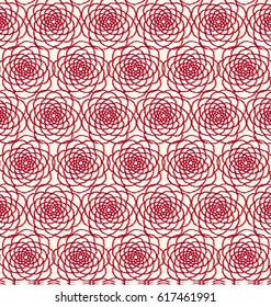 Lacy Rose crochet, seamless pattern with delicate items, knit blanket, handmade made with love