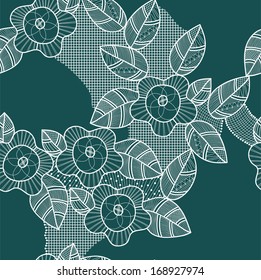 Lacy seamless on deep background