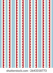 Lacy stripes seamless pattern design. Vector illustration.