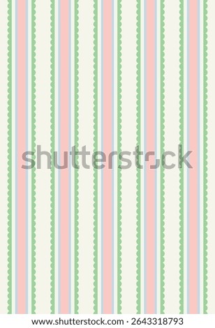 Lacy stripes seamless pattern design. Vector illustration.