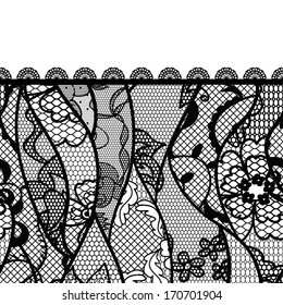 Lacy vintage background. Vector illustration.