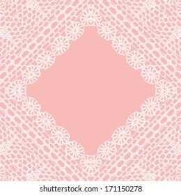Lacy vintage background. Vector illustration.