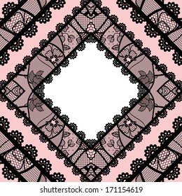 Lacy vintage background. Vector illustration.
