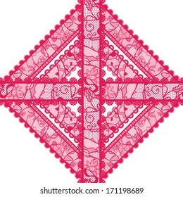 Lacy vintage background. Vector illustration.