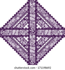 Lacy vintage background. Vector illustration.