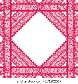 Lacy vintage background. Vector illustration.