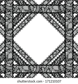 Lacy vintage background. Vector illustration.