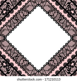 Lacy vintage background. Vector illustration.